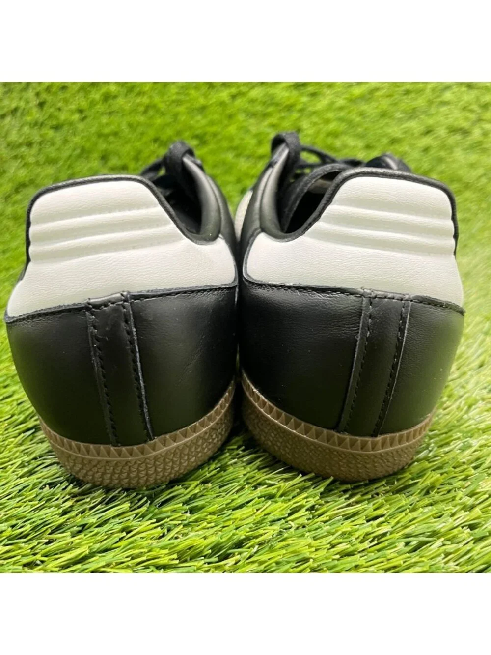 Adidas Samba OG Boys Size 7Y Black White Gum Athletic Lifestyle Shoes Sneakers